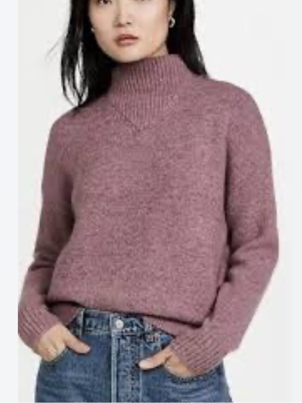 Madewell Dillon Mock Neck Sweater Size XS